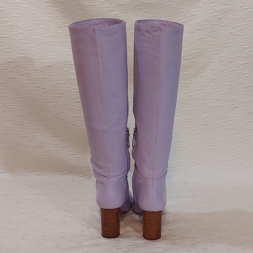 Lavender Kate Spade Heeled Rochelle Boots Size 7.5 - Picture 6 of 16